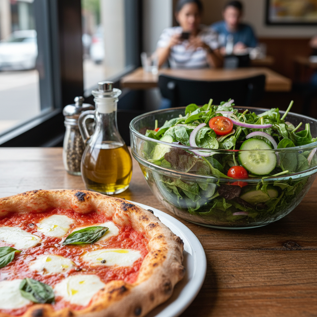 Pizza & Salad 2