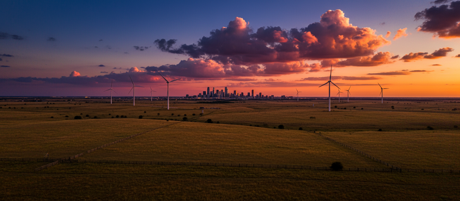 Texas landscape panorama