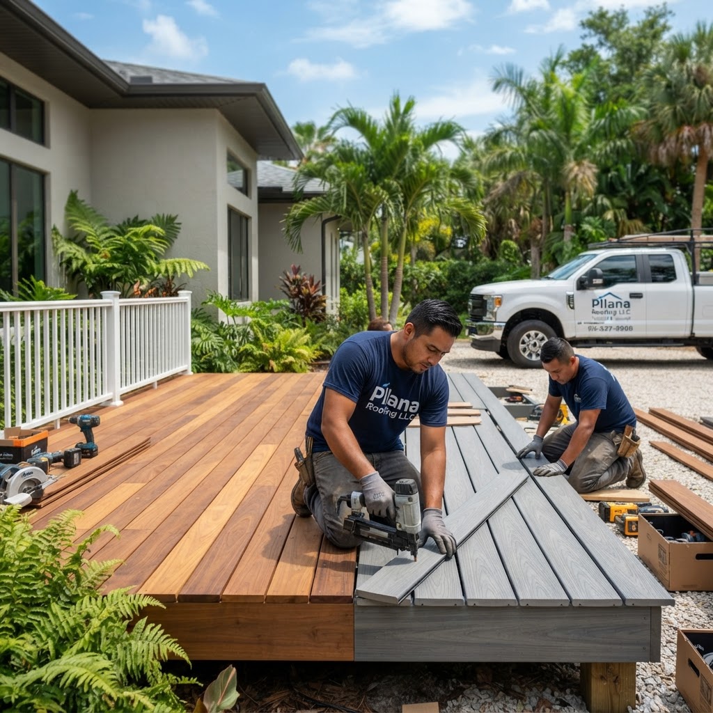 Composite vs wood decks in Florida's heat and humidity — Palm Harbor, FL