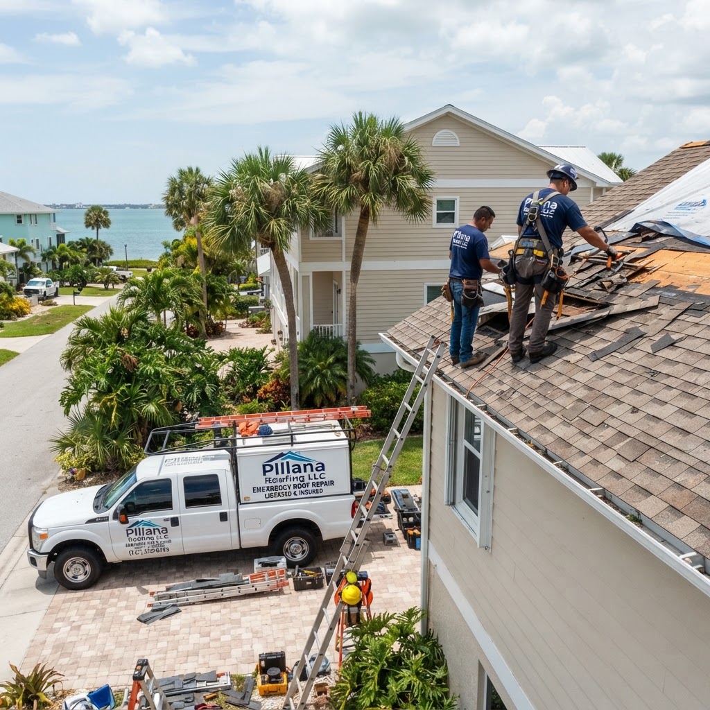 Emergency roof repair steps after a Florida storm — Indian Rocks Beach, FL