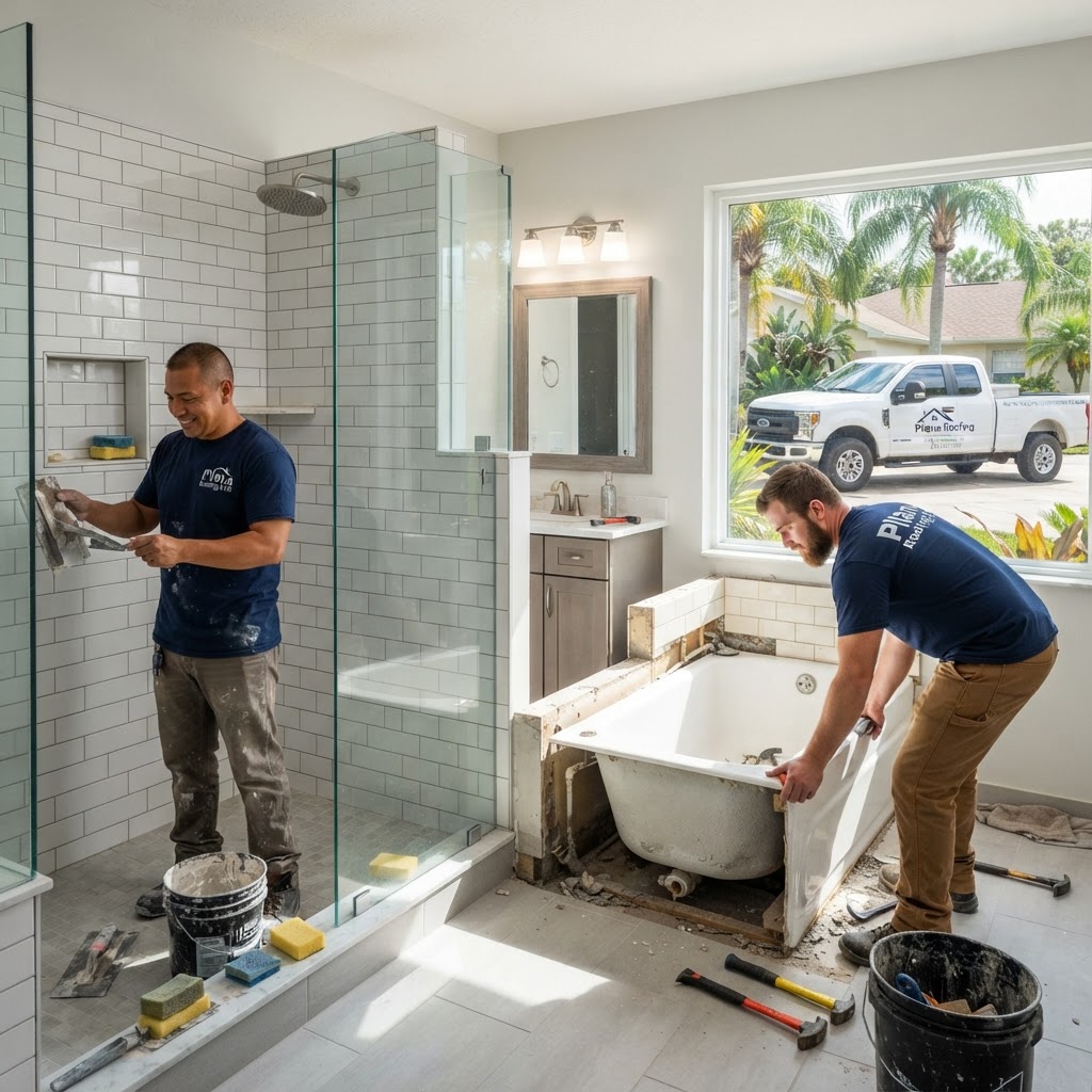 Walk-in shower vs bathtub for Florida homeowners — New Port Richey, FL