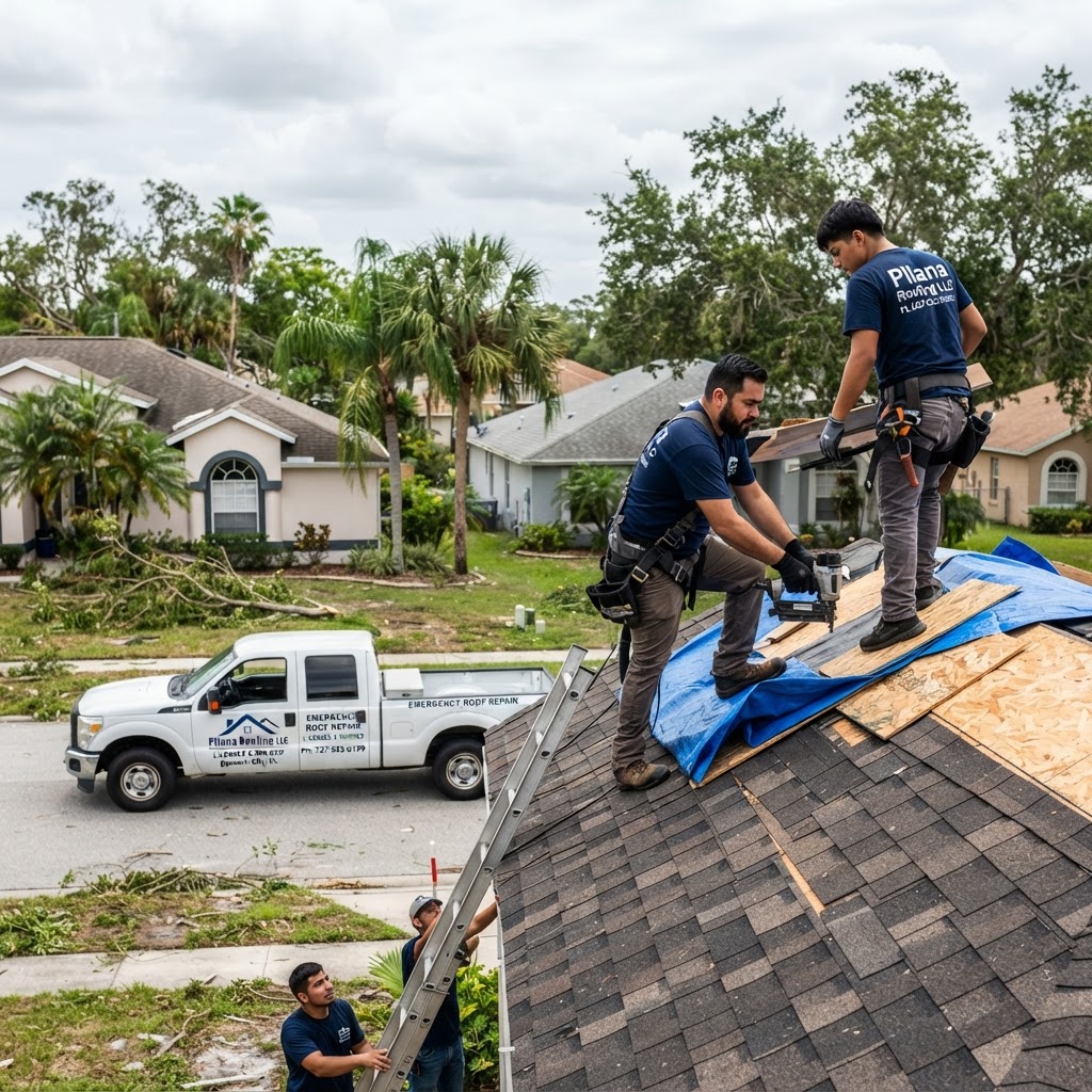 Emergency roof repair tips after a hurricane — Kenneth City, FL