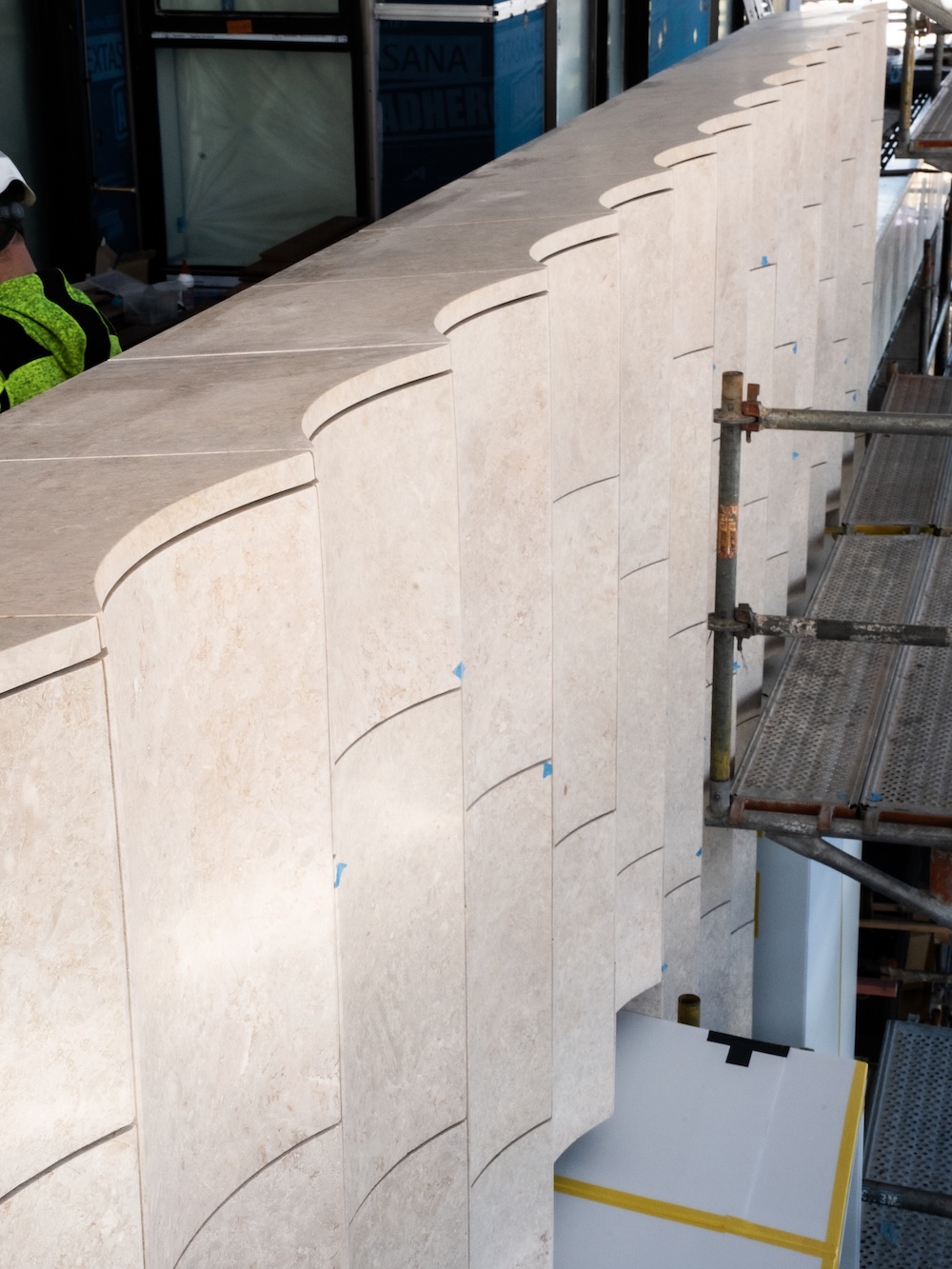 Upper-level interior walls taking shape at the Elysian site, Parnell, Auckland, August 2026