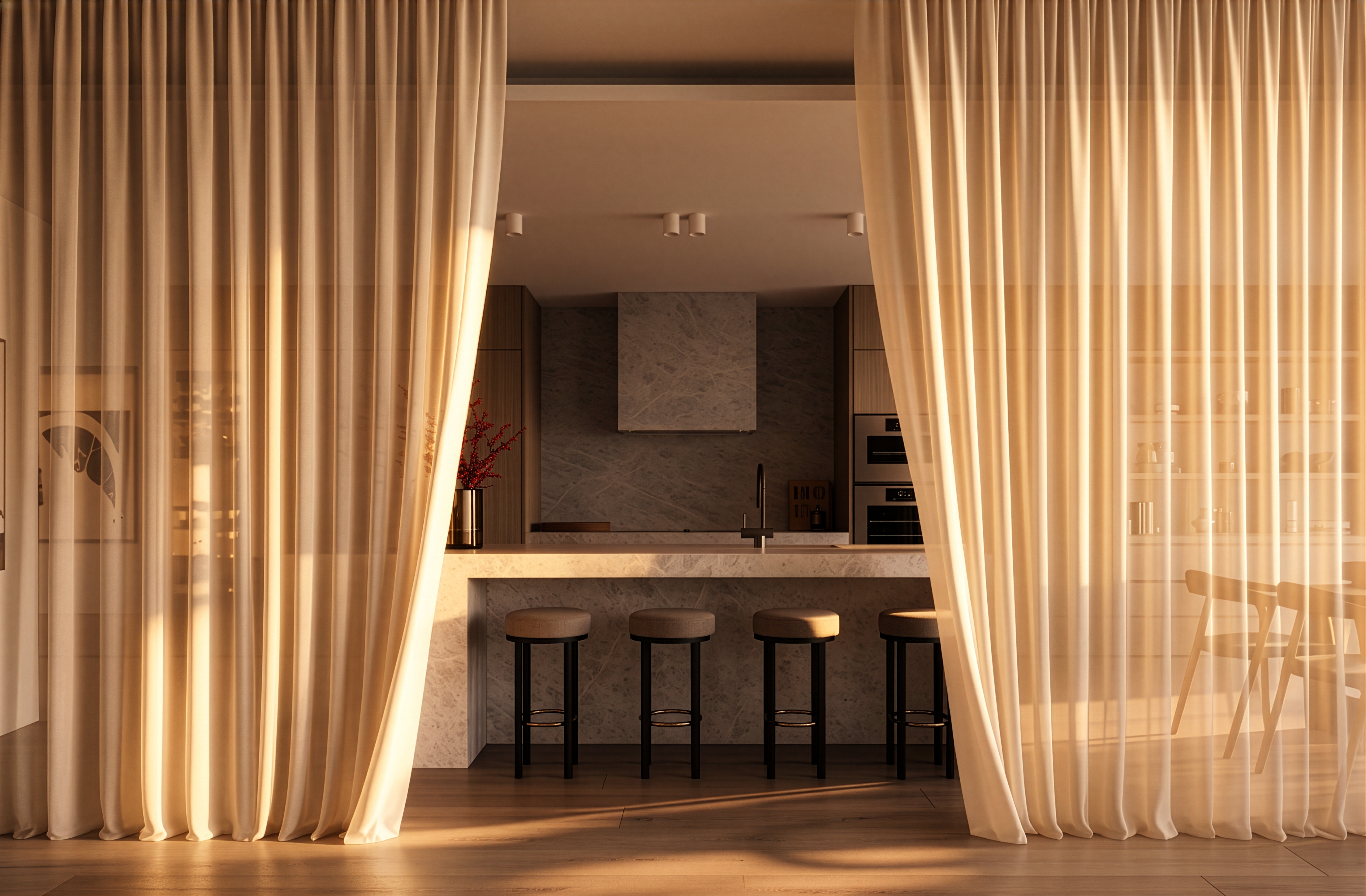 The finished Elysian show apartment