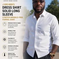 J.VER Men's Dress Shirt — Product Feature