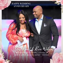 Happy Wedding Anniversary — Drs. Robert & Riva Watkins