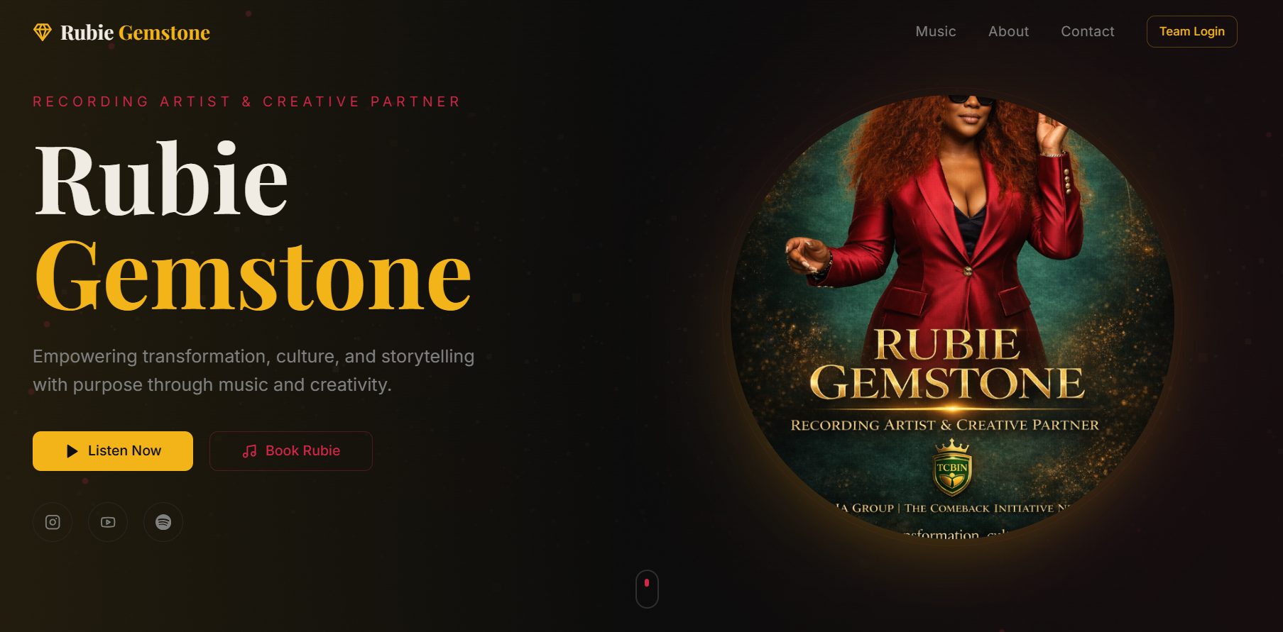 Rubie Gemstone