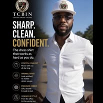TCBIN Dress Shirt — Sharp. Clean. Confident.