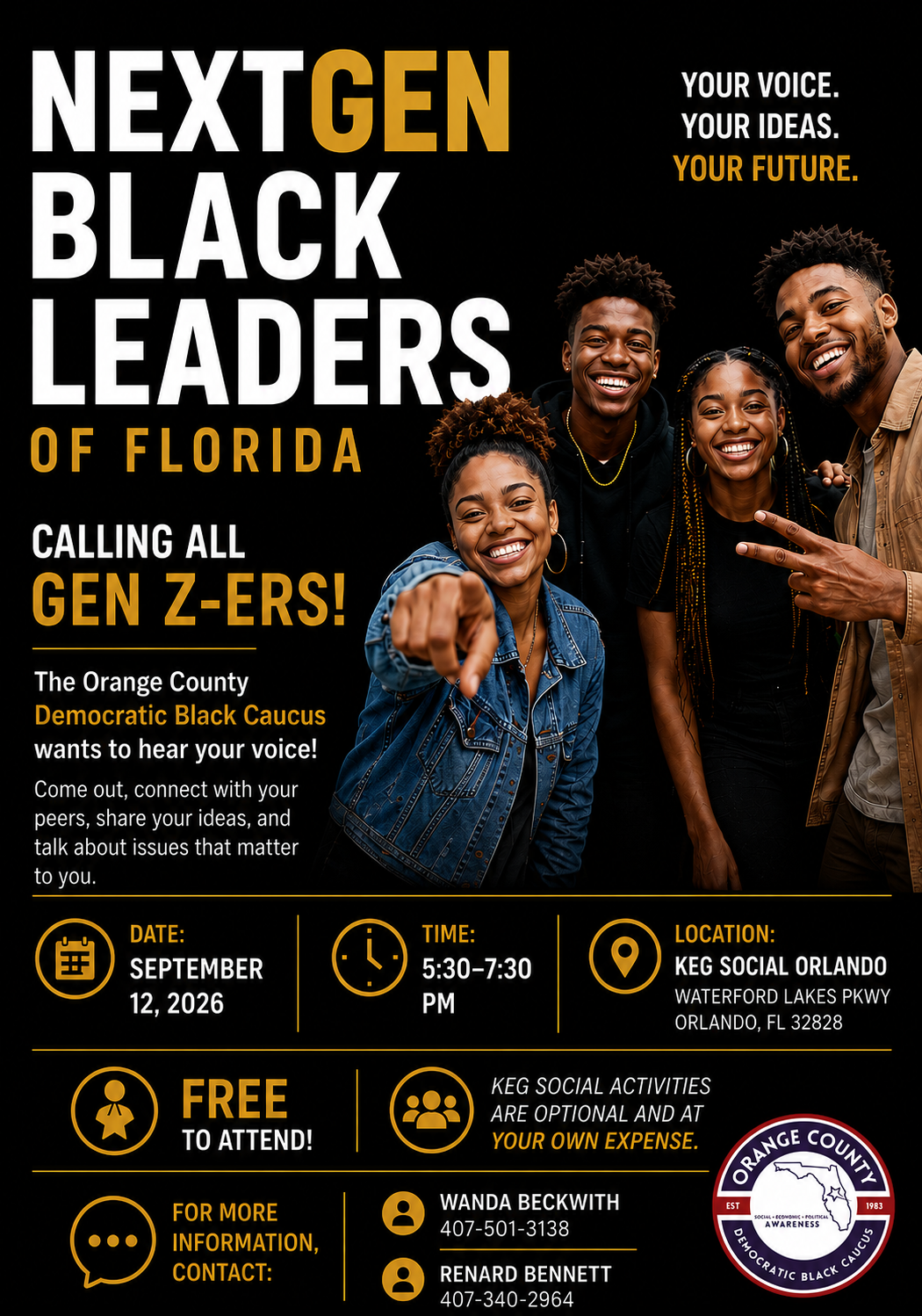 NextGen Black Leaders of Florida — Orange County Democratic Black Caucus
