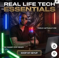 Real Life Tech Essentials — Shop My Setup