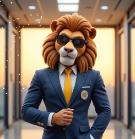 AAA Brand Lion — Office Corridor