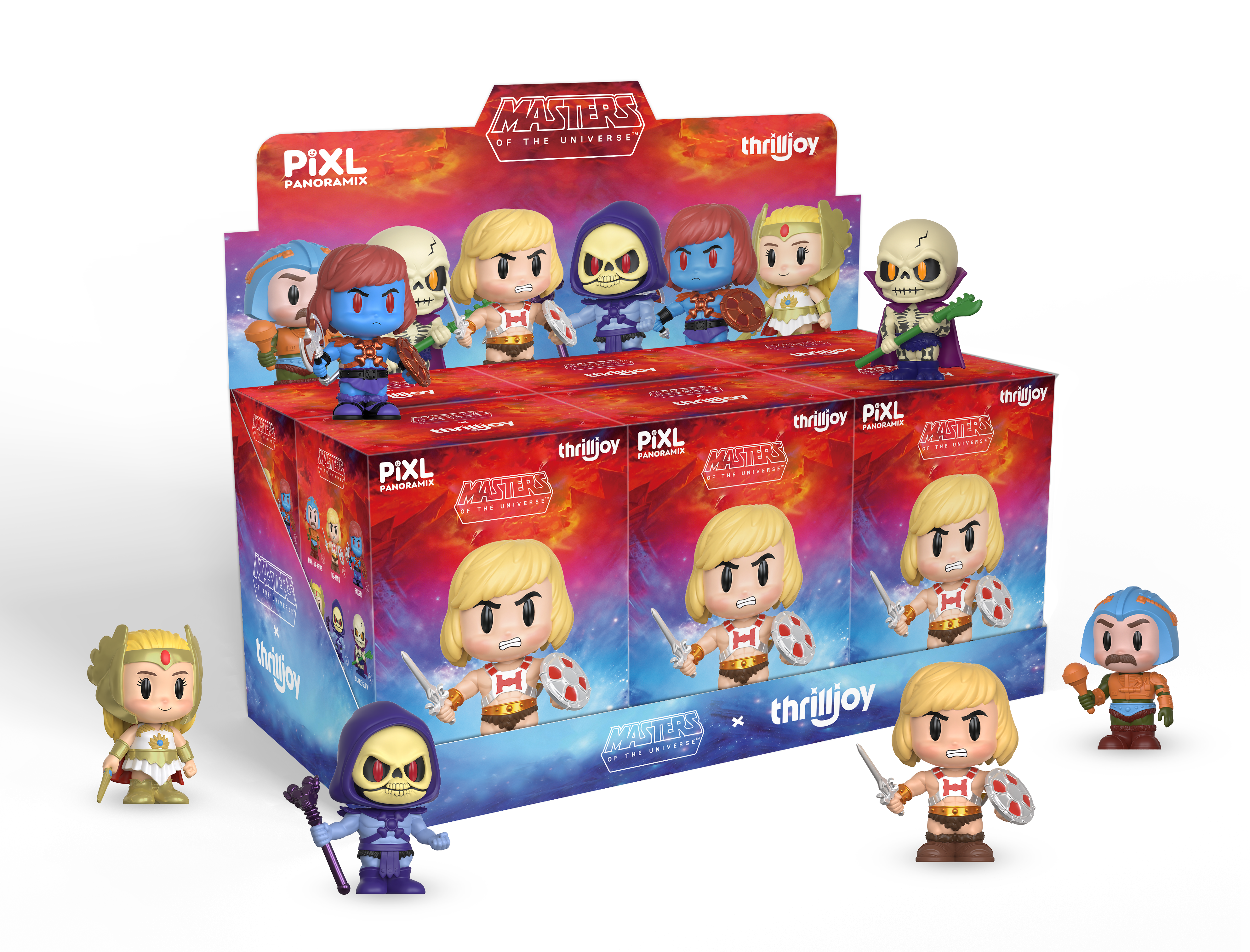 Thrilljoy PIXL Masters of the Universe Whole Set