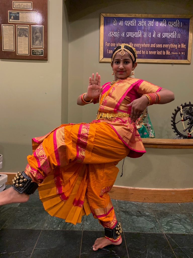 Studio practice — mastering the intricate mudras