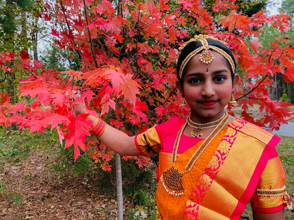 A graceful portrait before the recital — poise and tradition