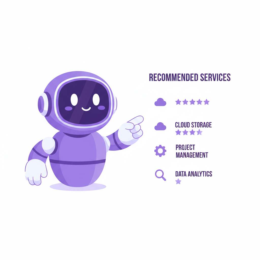 Service recommendation agent