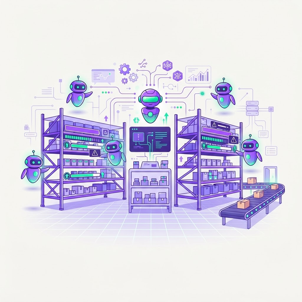 Inventory management and agents: fewer stockouts, less dead stock