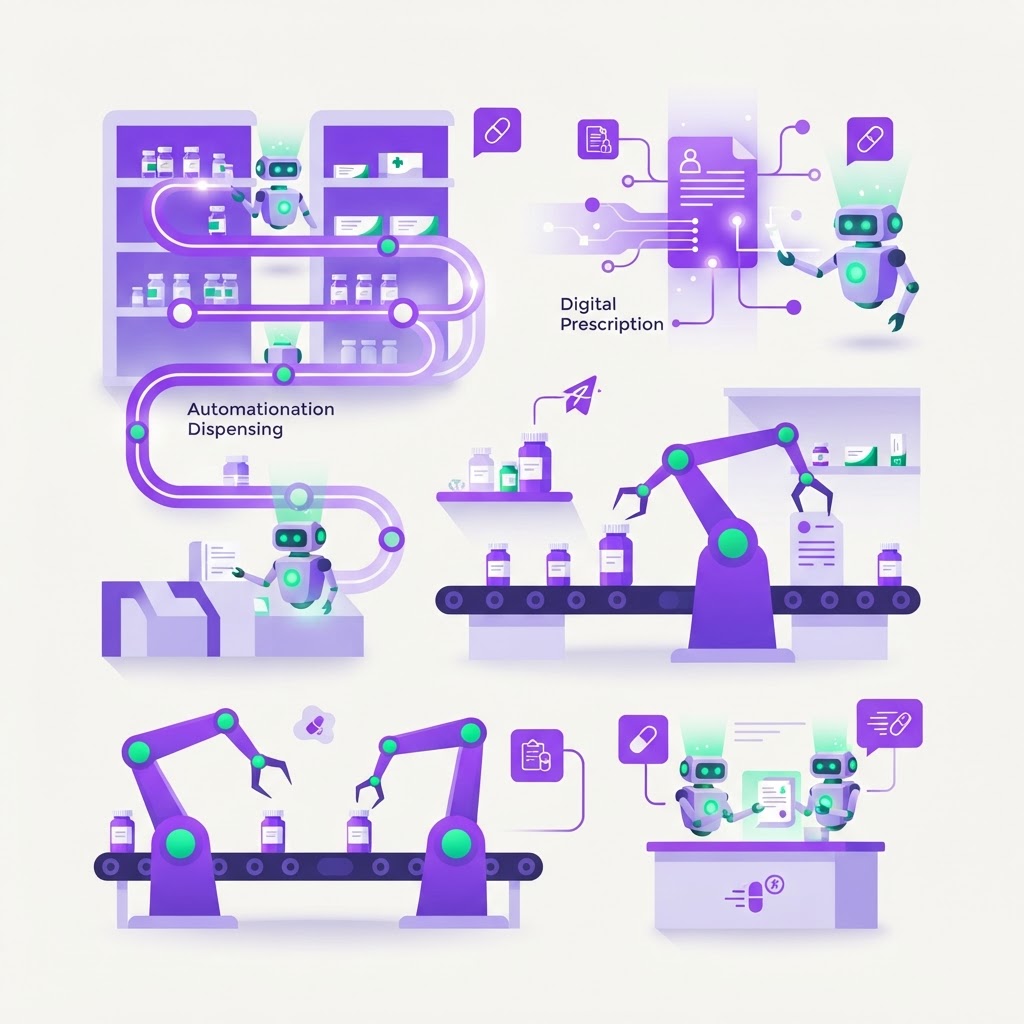 Pharmacies and health retail: agents for scripts, stock and customer questions