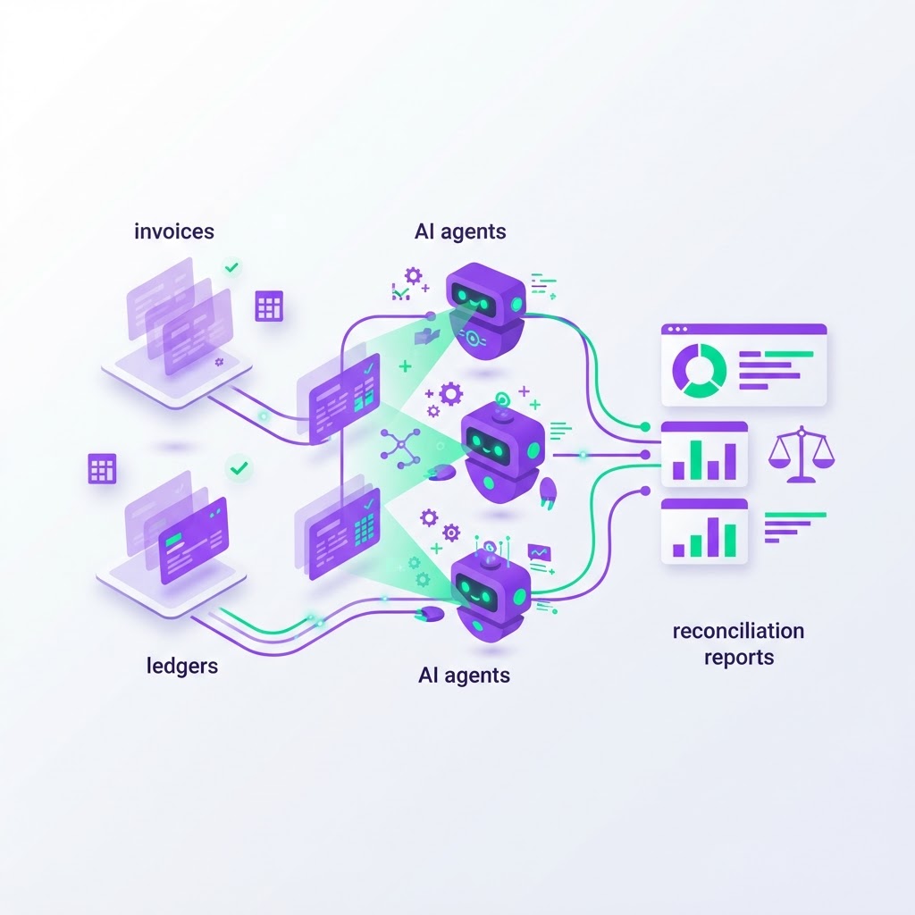 Finance and accounting: agents that chase, reconcile and explain the numbers