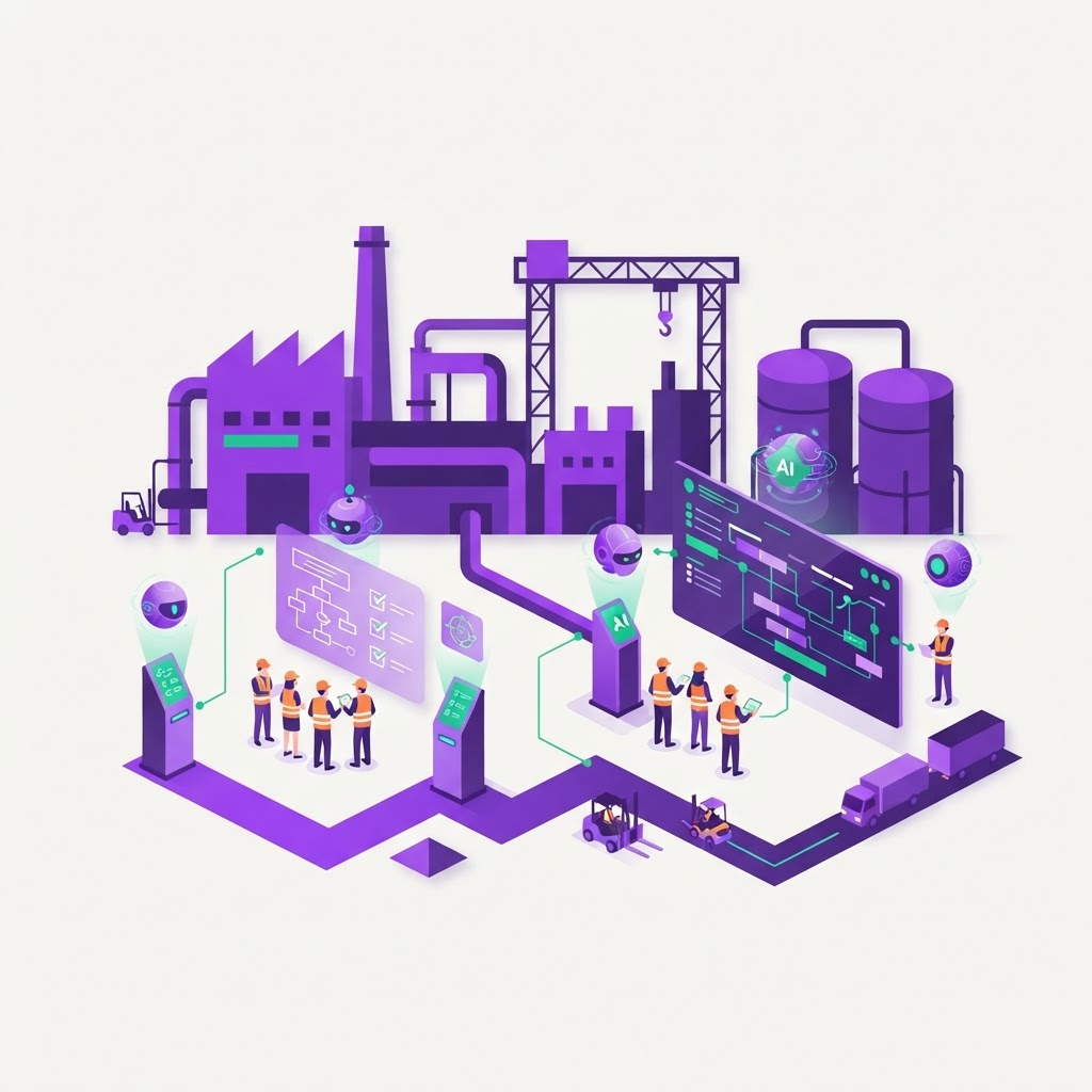 Mining and resources services: agents for contractor compliance and scheduling