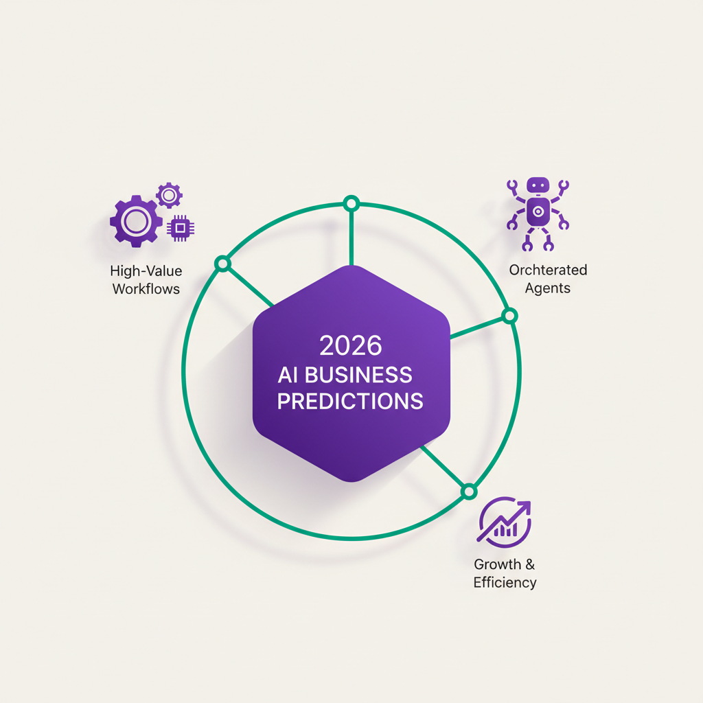2026 AI business predictions: from experiments to value