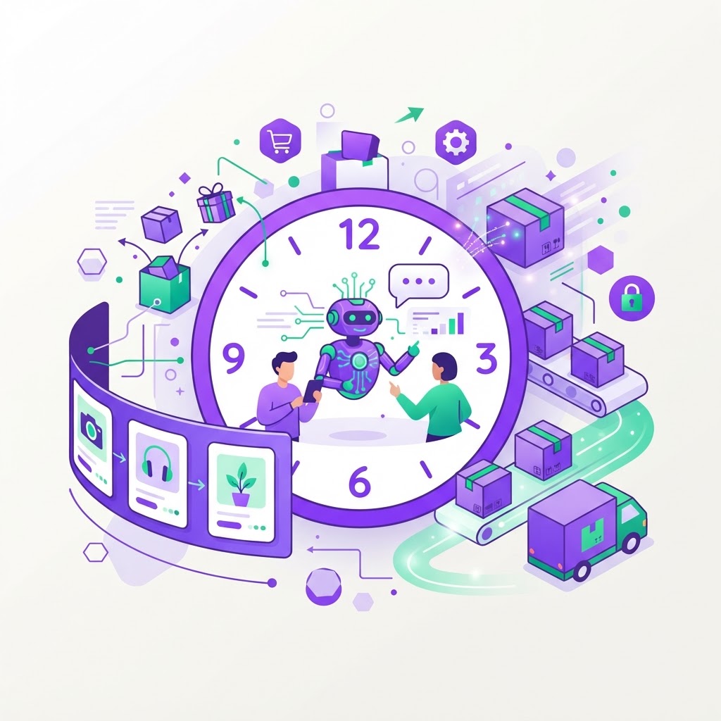 Retail and e-commerce: agentic product support and order handling that never sleeps