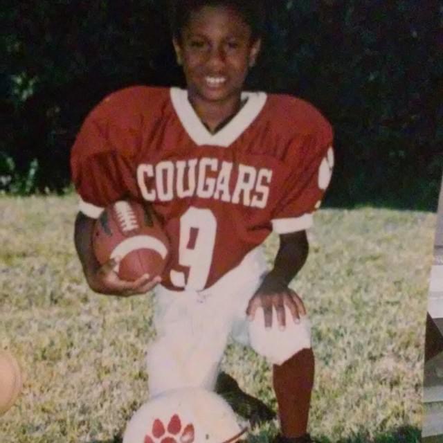 Young George Odum — Cougars youth football