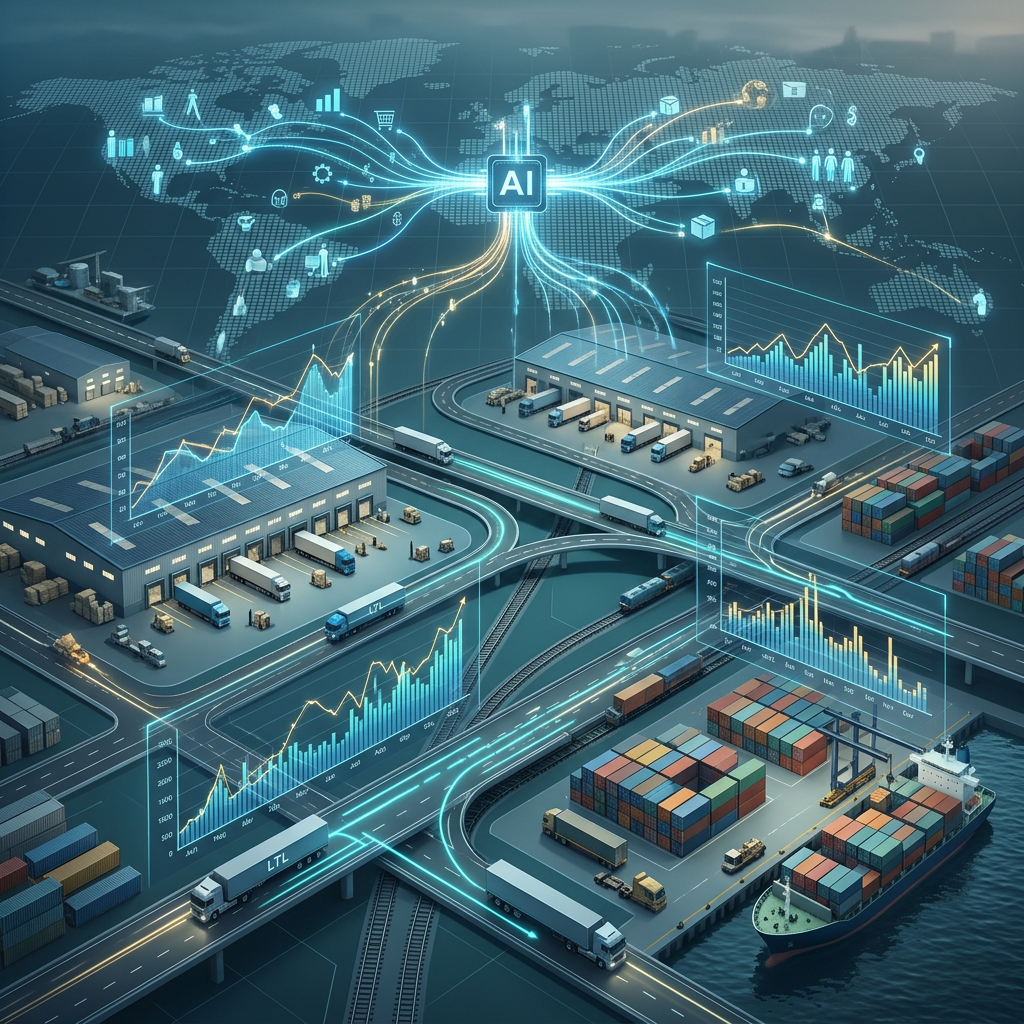 An information-sharing and cost-aware custom loss machine learning framework for 3PL supply chain forecasting