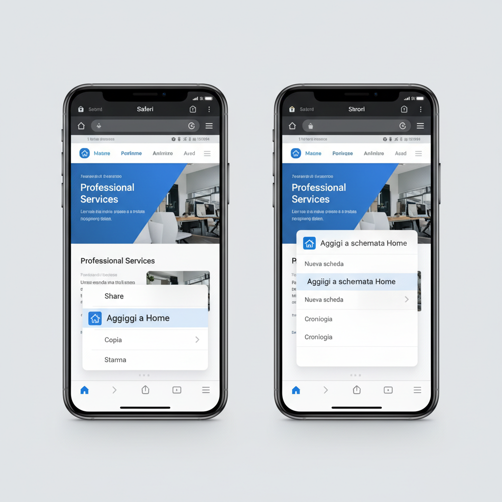 Installazione di 1tocco su iPhone e Android
