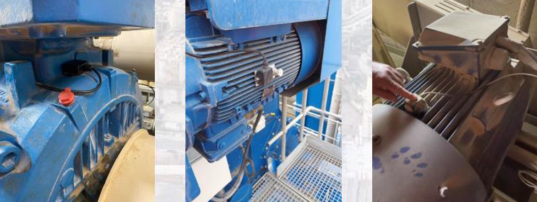 Sensor installation on industrial equipment