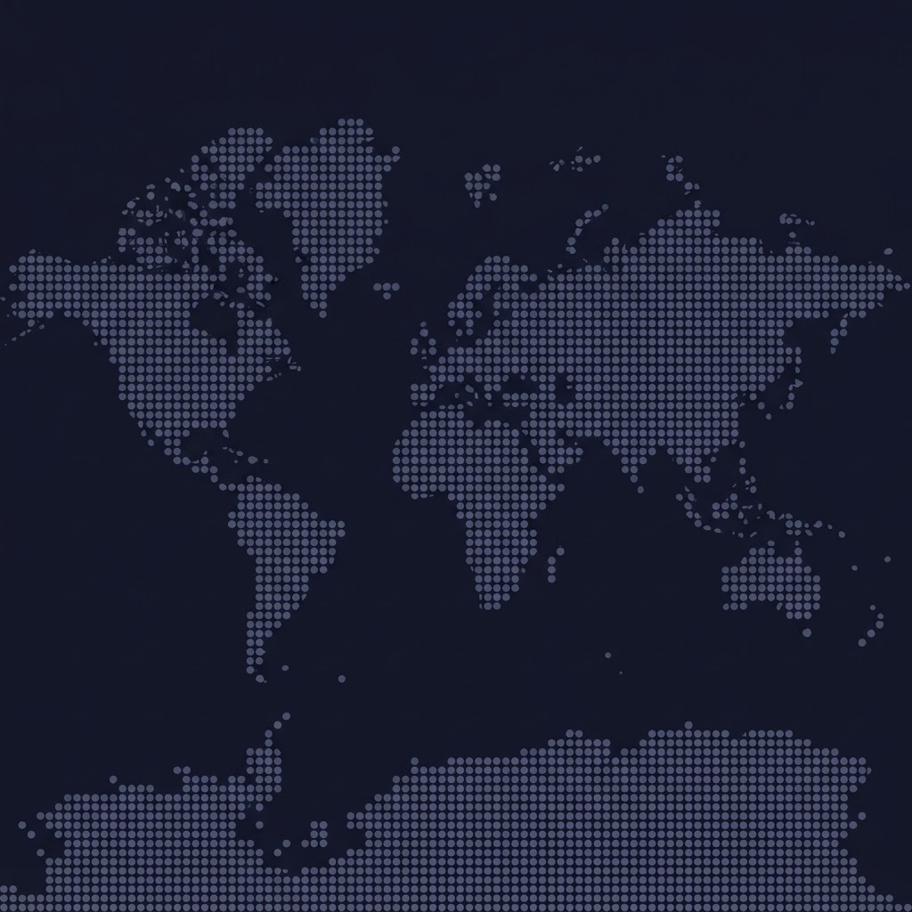 World map showing TeleCatalyst offices in Dubai and Cairo