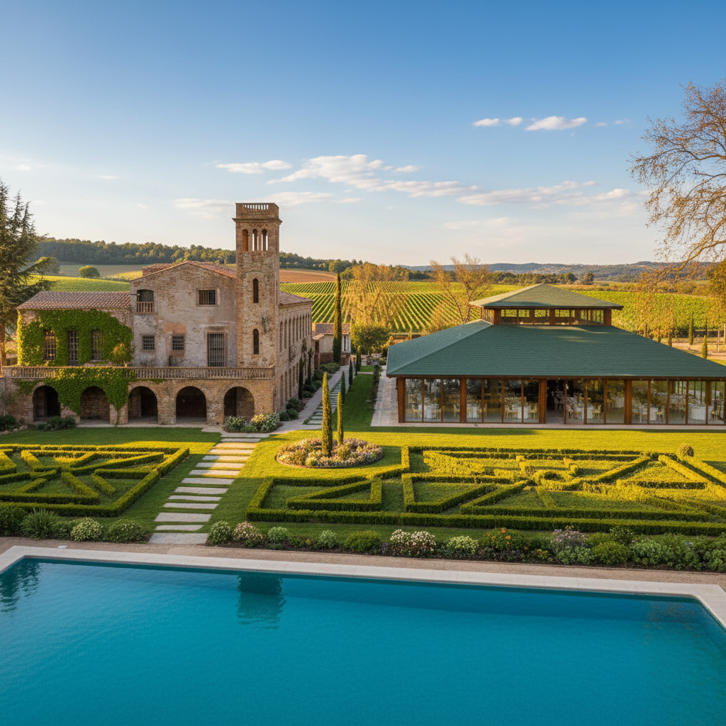 Jardines privados de la Abadía de Marol