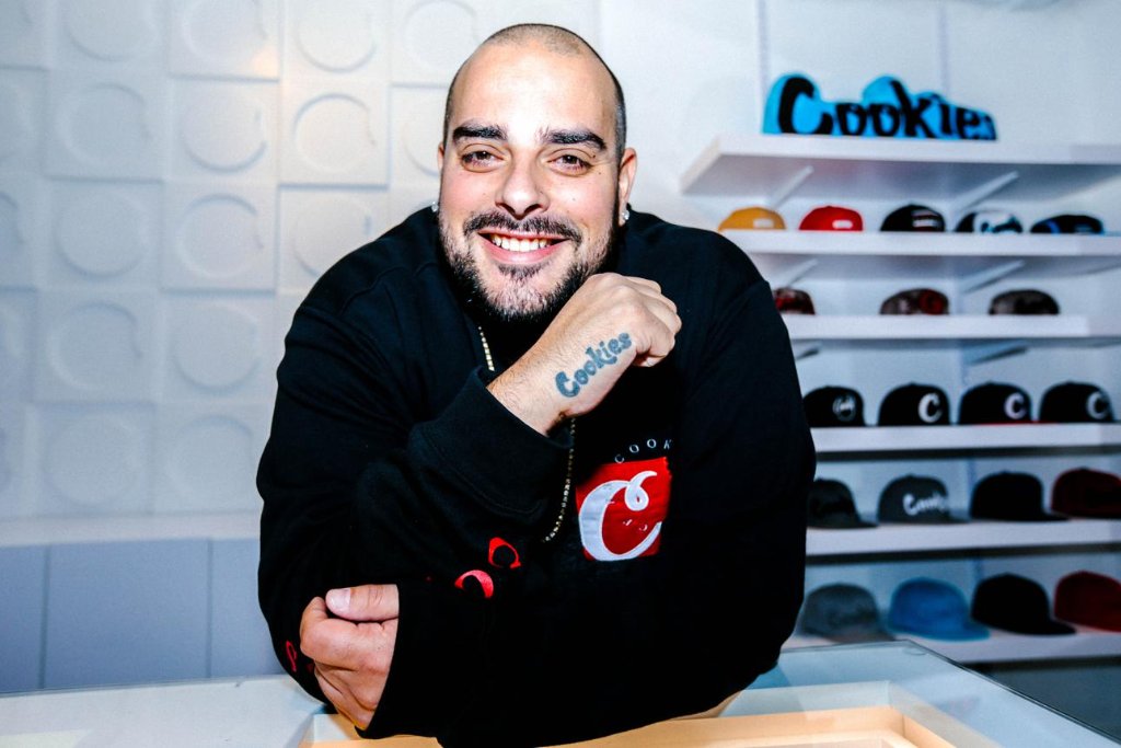 Berner, founder of Cookies, inside one of his retail locations