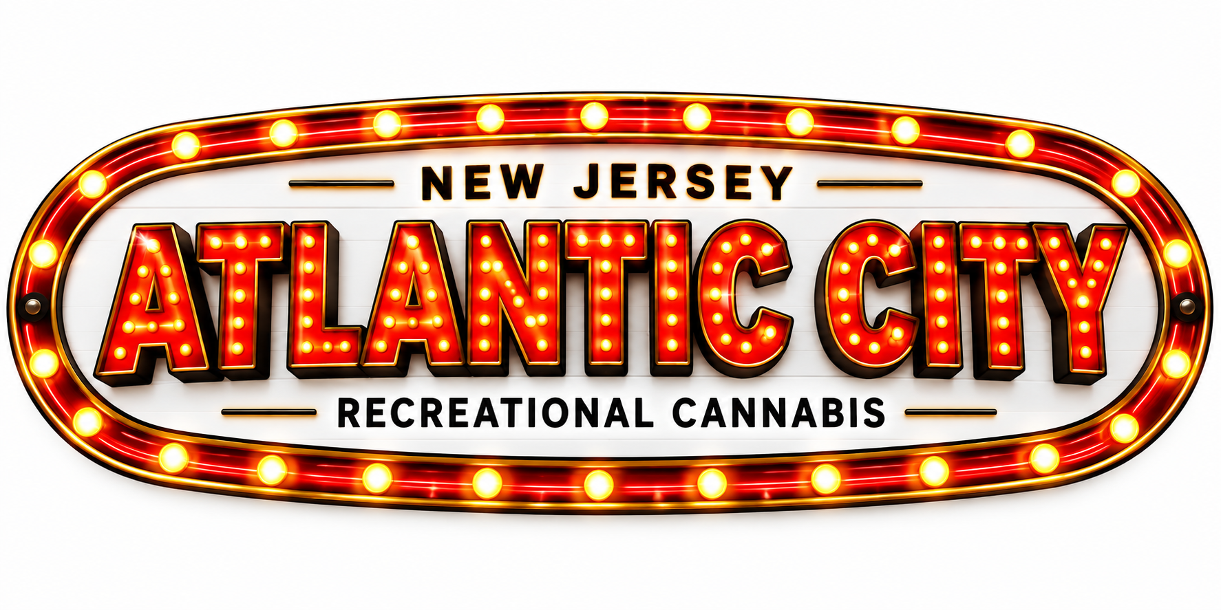 New Jersey — Atlantic City — Recreational Cannabis marquee
