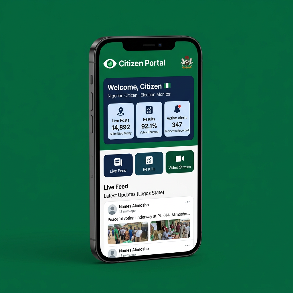 App screenshot - Citizen Portal