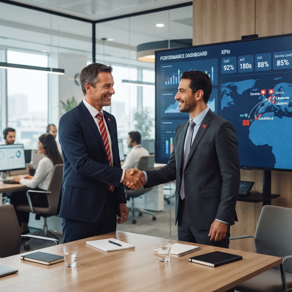 Call Center Suisse : Du Brief à la Production — Méthodologie Complète pour Externaliser votre Relation Client au Maroc en 2026