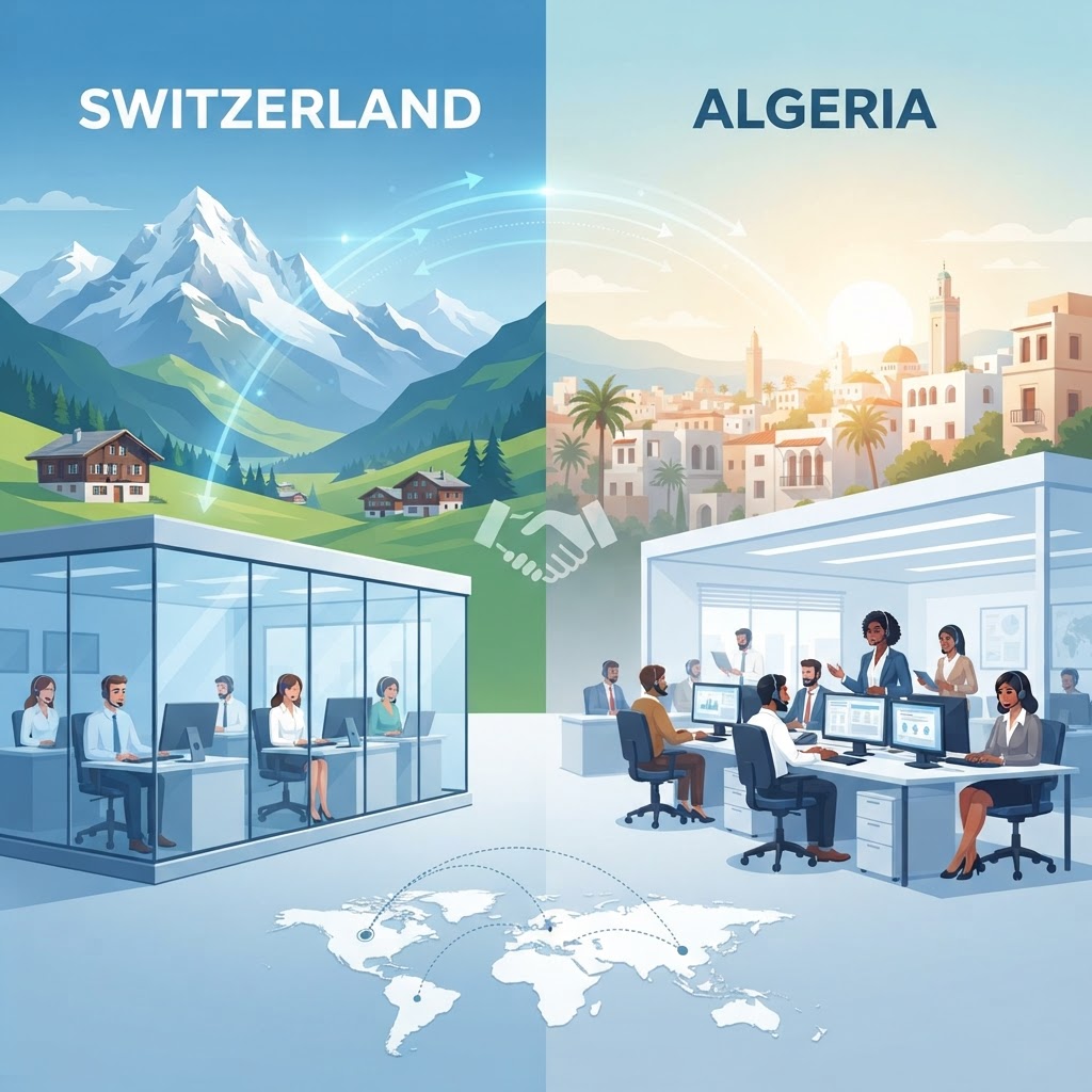 Call Center Algérie pour les Entreprises Suisses : Les 5 Secteurs qui Ont Transformé leur Relation Client en 2026