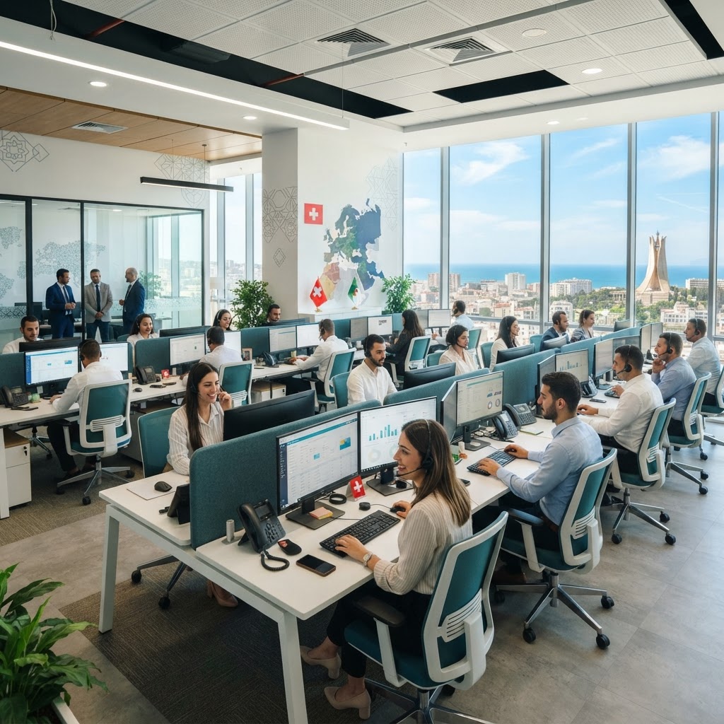 Externalisation Call Center en Algérie pour les Entreprises Suisses : Guide Complet 2026