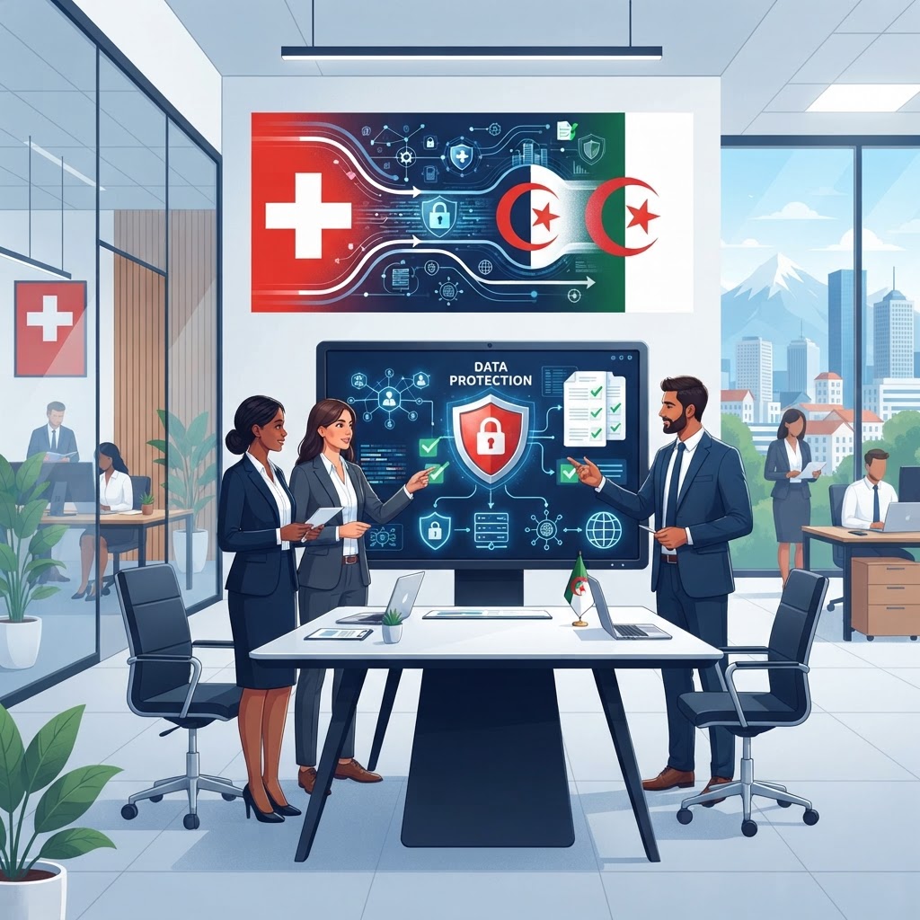 Sécurité des Données et Conformité nFADP : Externaliser son Call Center en Algérie depuis la Suisse