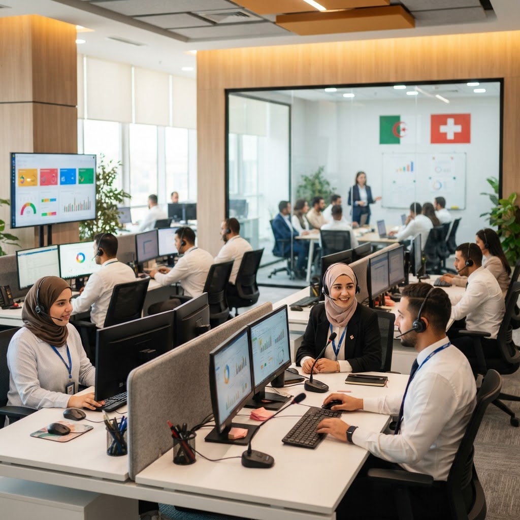 Talents, Formation et Qualité : Le Modèle des Call Centers Algériens pour les Marques Suisses