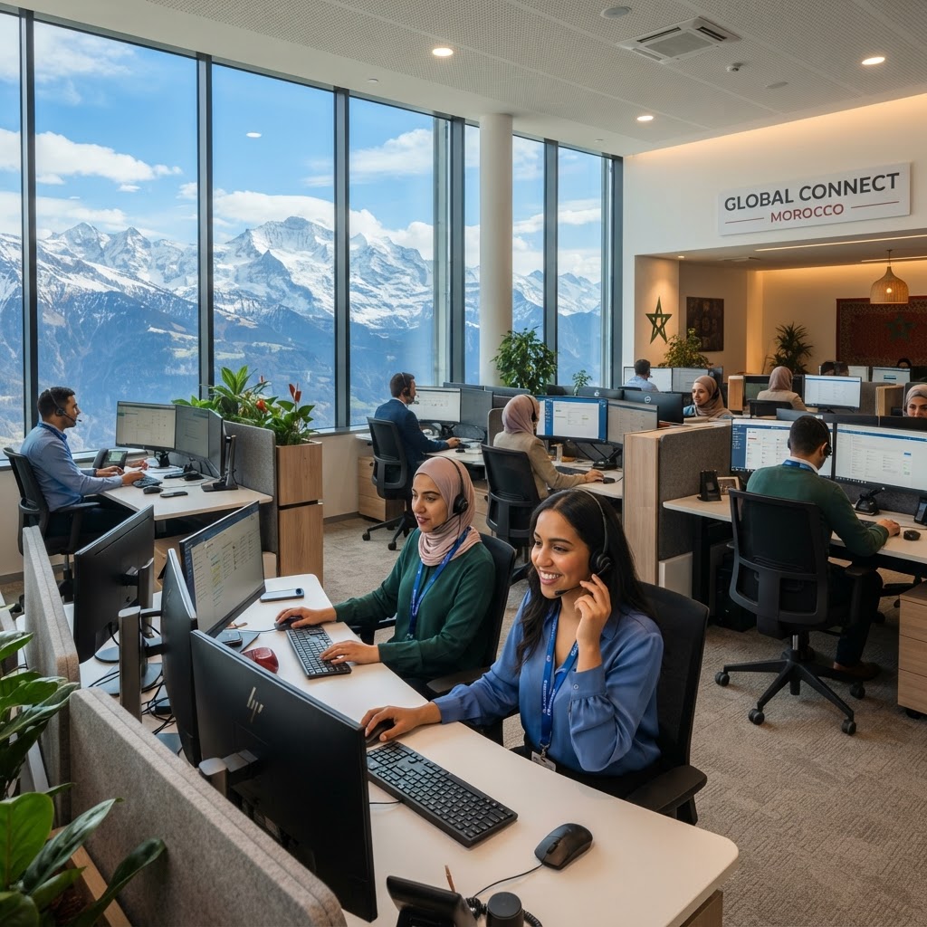 Call Center Suisse : Expérience Client Premium et Culture de l'Excellence — Le Nearshore Marocain au Service des Marques Helvétiques en 2026