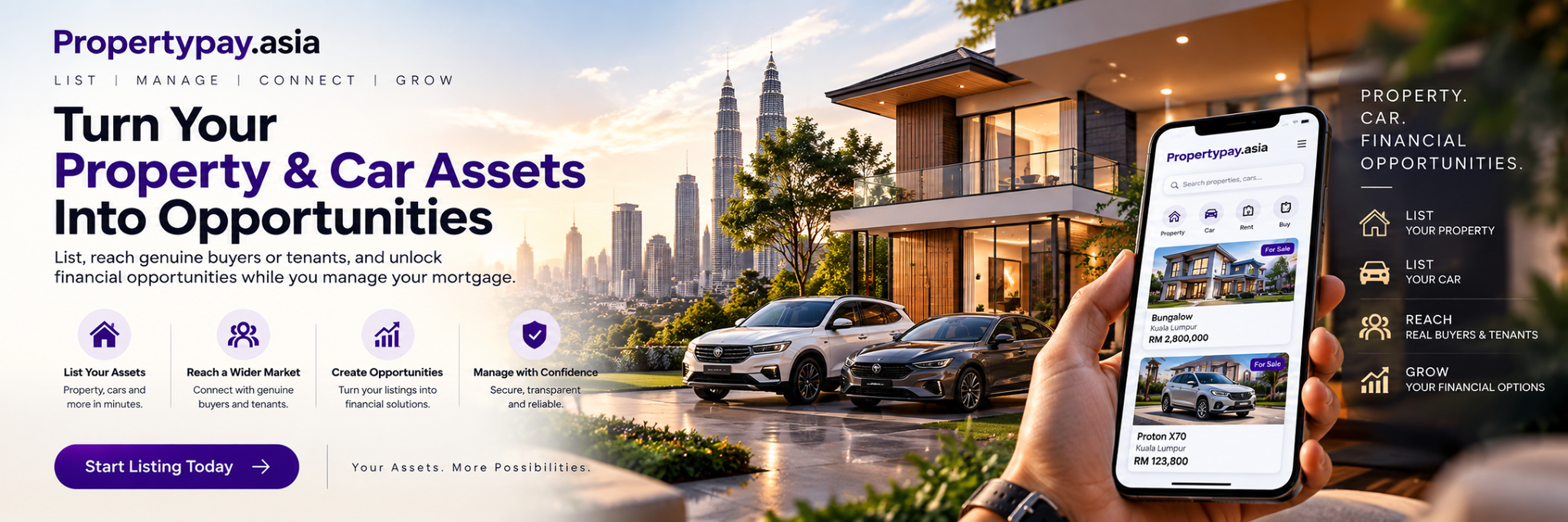 Propertypay.asia — Turn Your Property & Car Assets Into Opportunities