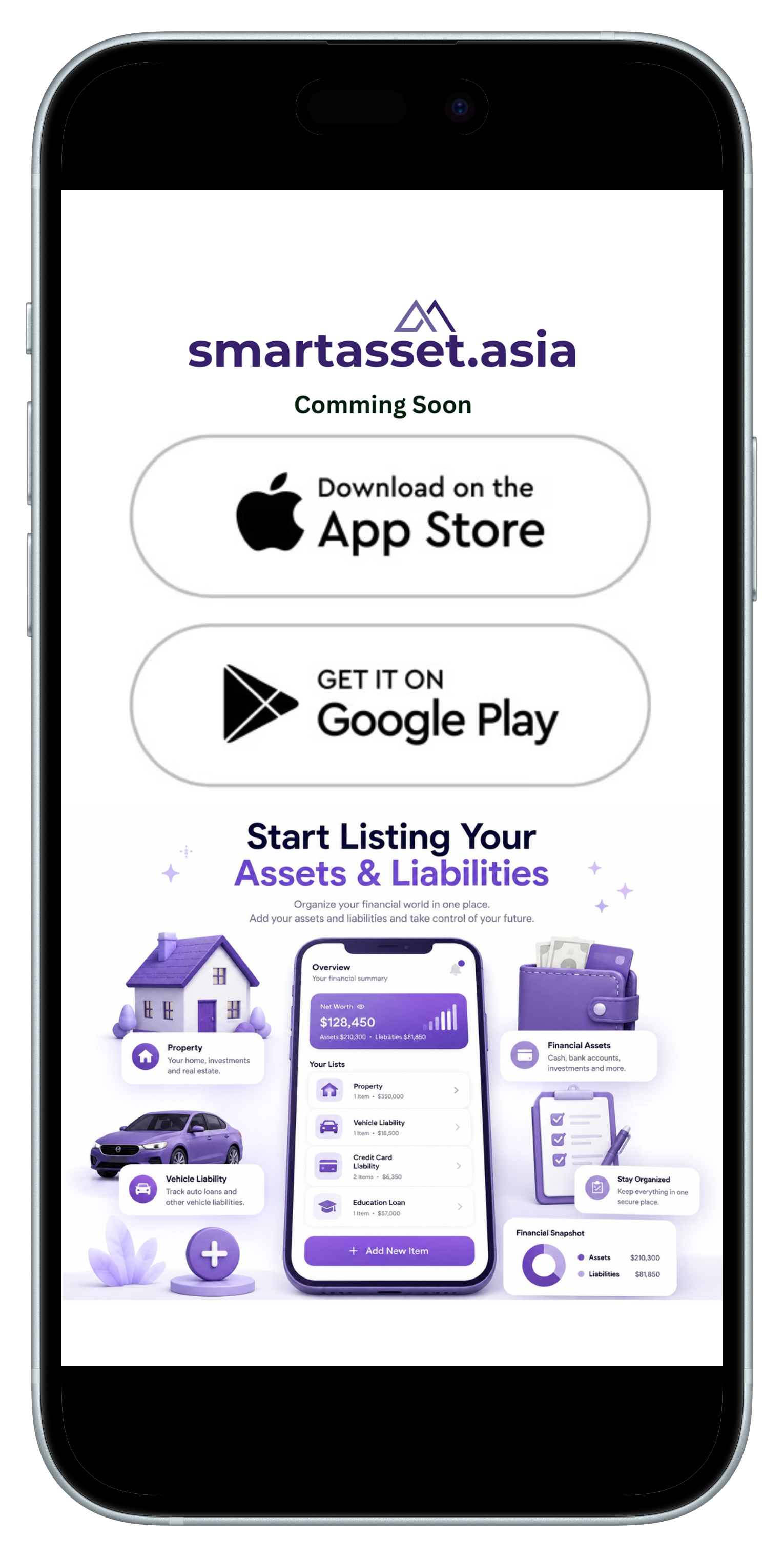 SmartAsset.asia dashboard preview