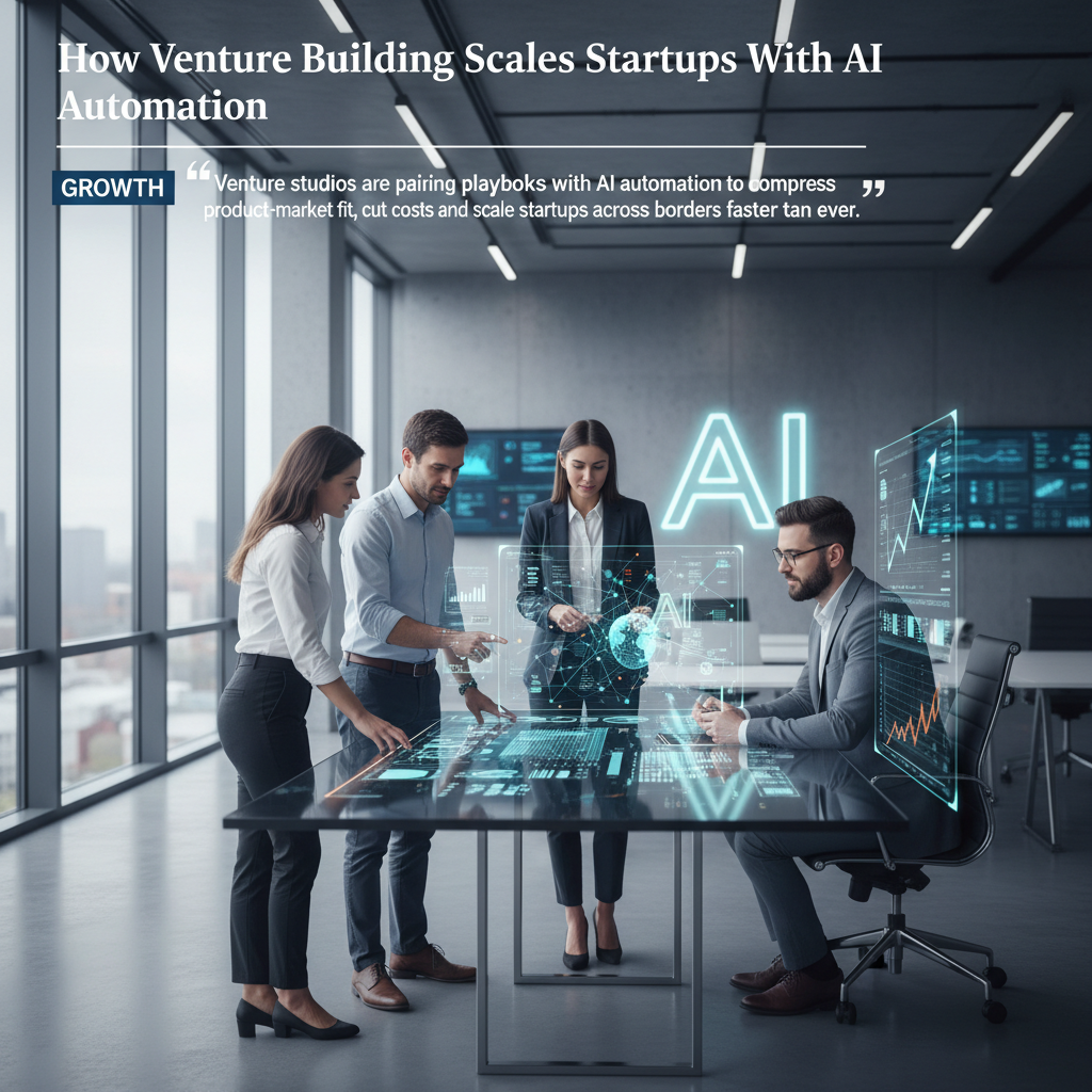 How Venture Building Scales Startups With AI Automation