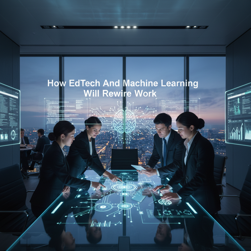 How EdTech And Machine Learning Will Rewire Work