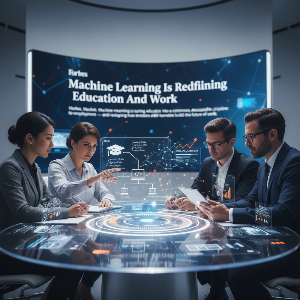 Machine Learning Is Redefining Education And Work