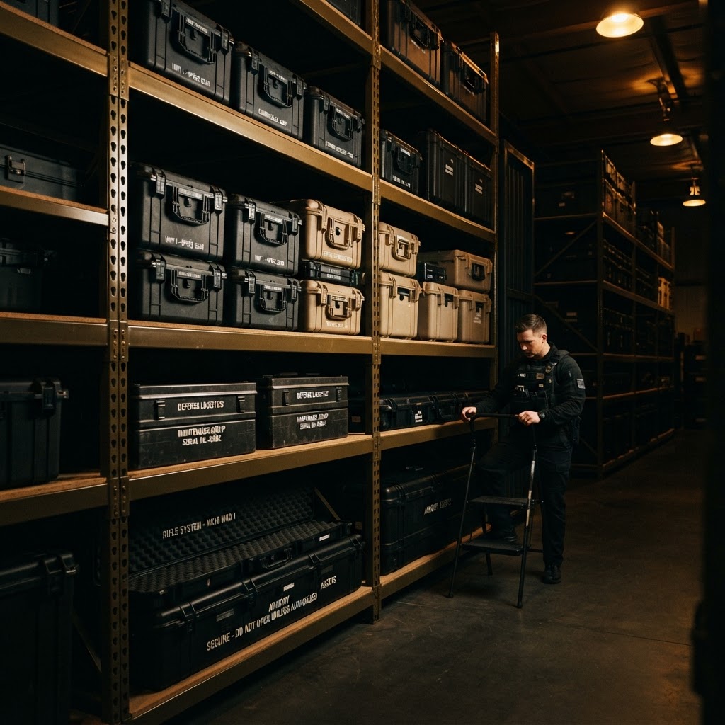 Defense supply tool kits and protective cases