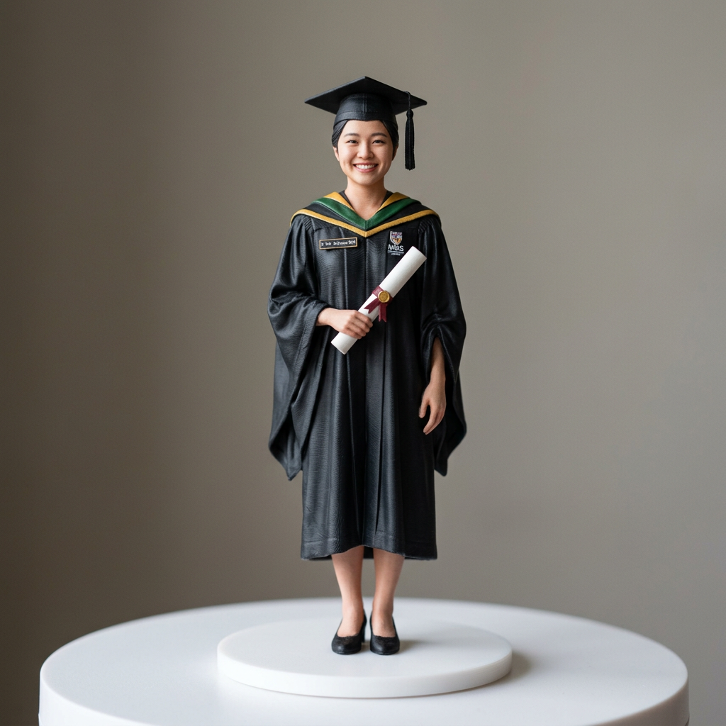 Graduates figurine collection by Studio Kioku