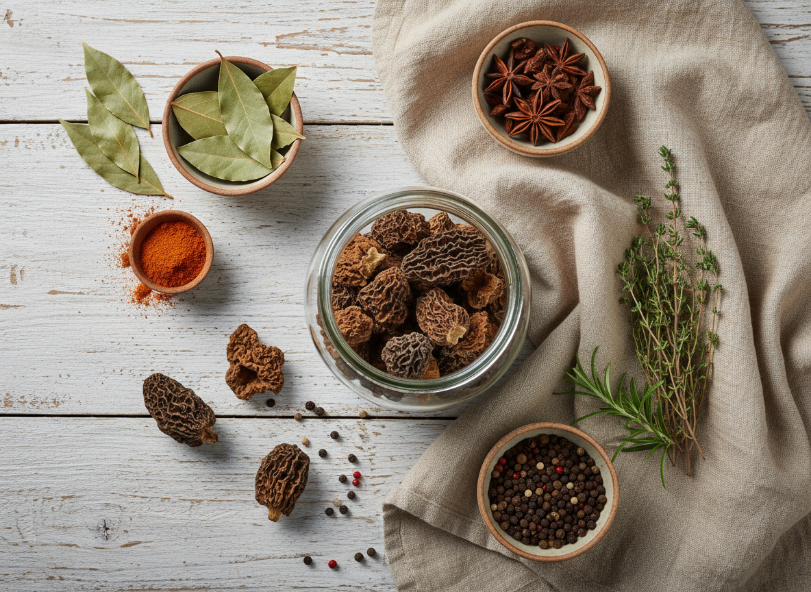Morel Mushroom Powder (Fine Ground)
