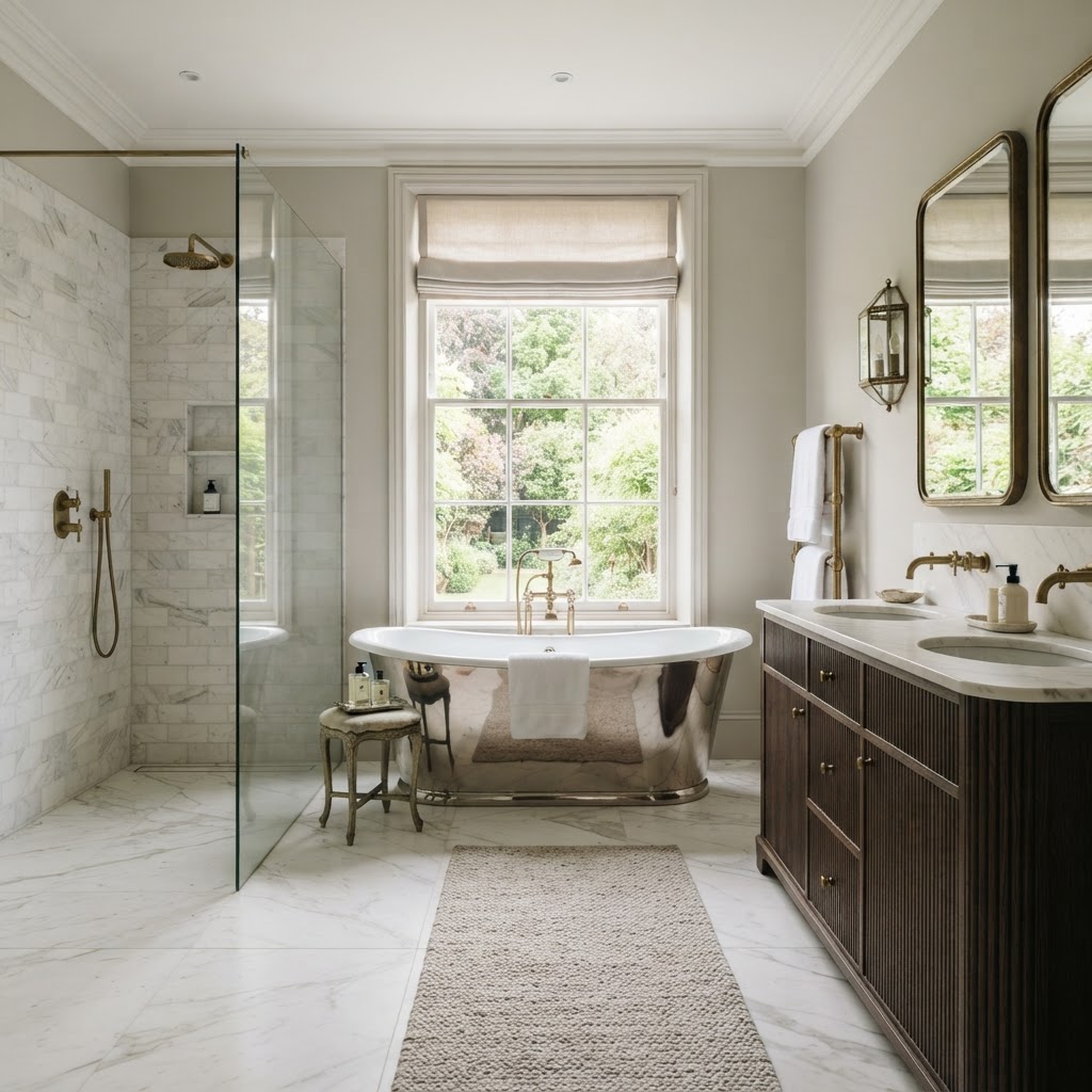 The Art of the Luxury Freestanding Bath: How to Design a Bathroom That Feels Like a Private Spa