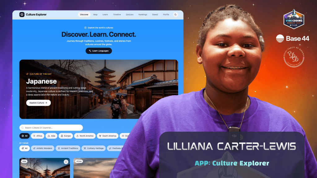 Lilliana's app called Culture Explorer